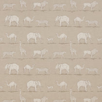 Prairie Animals Linen Fabric by the Metre